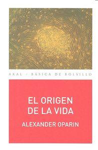 ORIGEN DE LA VIDA, EL | 9788446041726 | OPARIN, ALEXANDER IVANOVICH