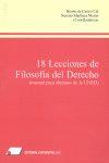 18 LECCIONES DE FILOSOFÍA DEL DERECHO | 9788479912383 | CASTRO CID, BENITO DE