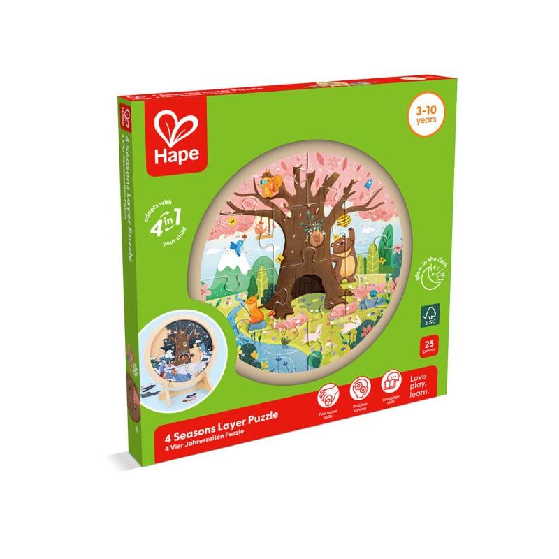 PUZLE A ESTACIONS 3-6 ANYS HAPE | 6943478048324