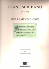 SEIS LAMENTACIONES. JUAN ESCRIBANO | 9788438104194 | PRECIADO RUIZ DE ALEGRÍA, DIONISIO