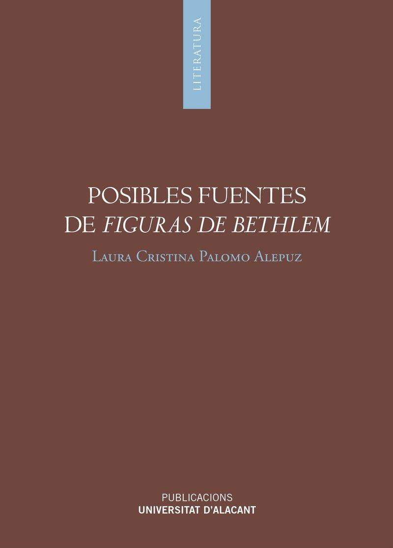 POSIBLES FUENTES DE FIGURAS DE BETHLEM | 9788497175333 | PALOMO ALEPUZ, LAURA CRISTINA