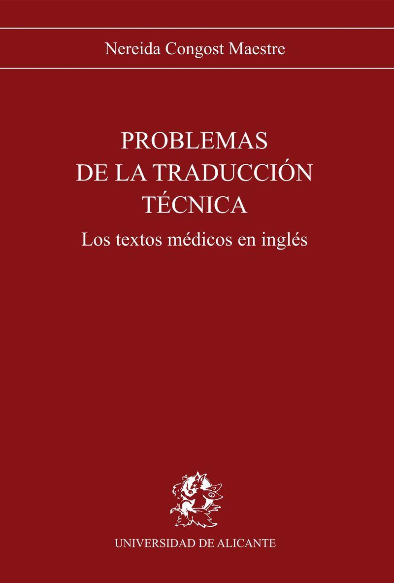 PROBLEMAS DE TRADUCCIÓN TÉCNICA | 9788479081423 | CONGOST MAESTRE, NEREIDA