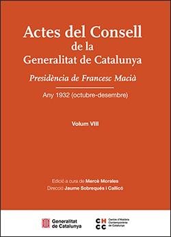 ACTES DEL CONSELL DE LA GENERALITAT DE CATALUNYA. VOLUM VIII | 9788410393639 | MORALES, MERCÈ / SOBREQUÉS I CALLICÓ, JAUME