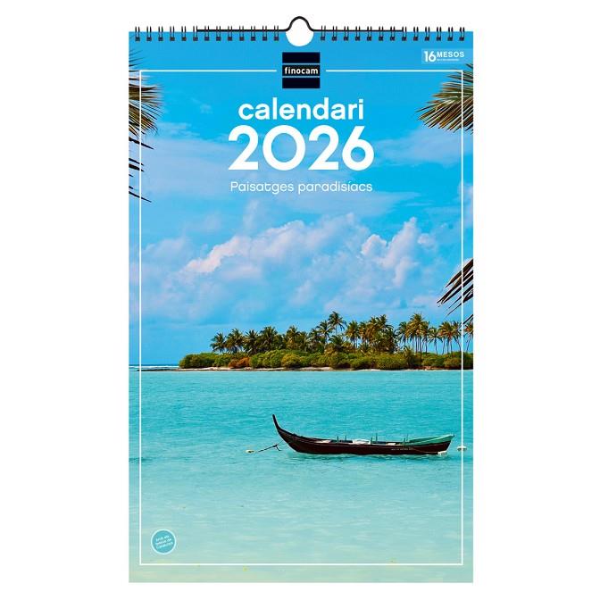 CALENDARI ANUAL CAL.PARET ESP25X40 2026P.PARAD. | 8422952402596