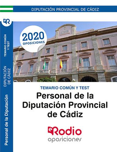 PERSONAL DE LA DIPUTACIÓN DE CÁDIZ. TEMARIO COMÚN Y TEST. | 9788417976866 | VARIOS AUTORES