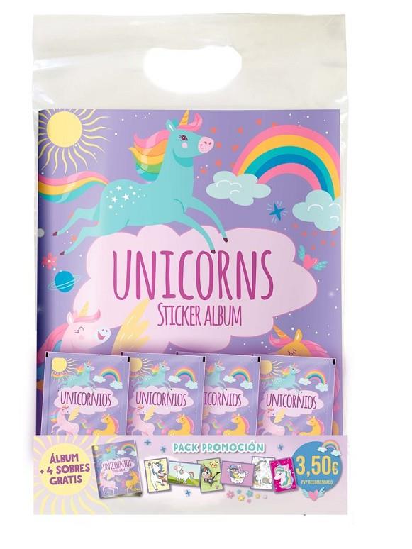 STARTER PACK UNICORNS (ÁLBUM Y 4 SOBRES) | 9788427872851