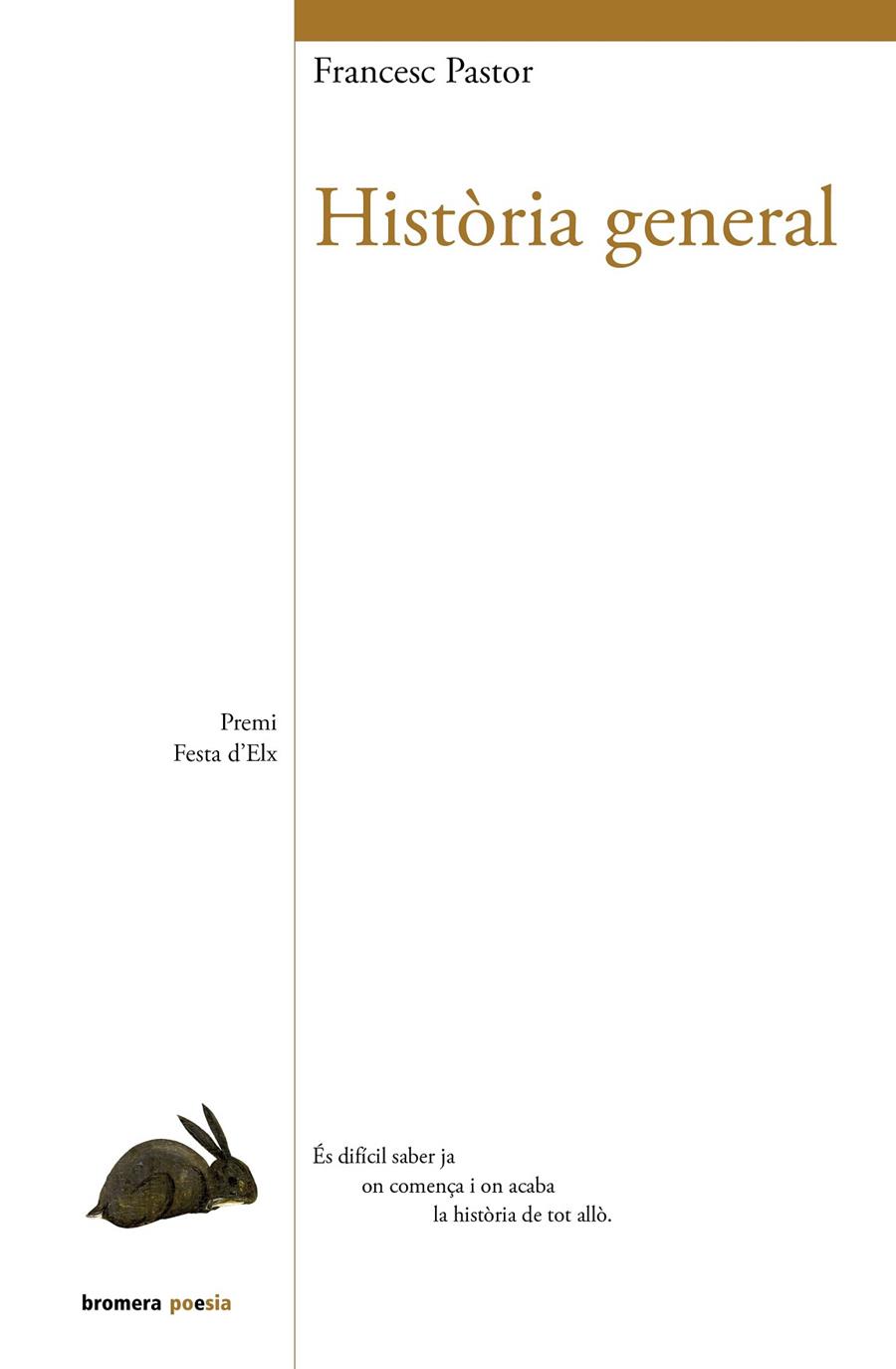 HISTÒRIA GENERAL | 9788413587516 | PASTOR, FRANCESC