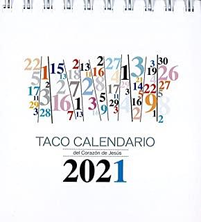 TACO CALENDARIO SAGRADO CORAZÓN 2021 - PEANA NUMEROS | 9788427143968