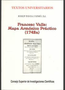 FRANCESC VALLS MAPA ARMÓNICO PRÁCTICO (1742A) | 9788400080686 | VALLS, FRANCESC
