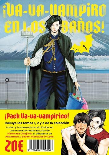 VA-VA-VAMPIRO EN LOS BAÑOS! (PACK VOL. 1, 2 Y 3) | 9788418739996 | OKUJIMA, HIROMASA