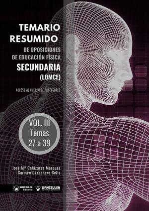 TEMARIO RESUMIDO DE OPOSICIONES SECUNDARIO III | 9788418262210 | CAÑIZARES MÁRQUEZ, JOSÉ MARÍA/CARBONERO CELIS, CARMEN