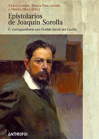 EPISTOLARIO DE JOAQUIN SOROLLA II | 9788476588482 | LORENTE / PONS