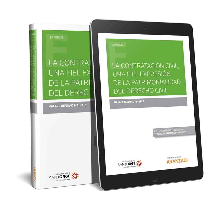CONTRATACION CIVIL UNA FIEL EXPRESION DE LA PATRIMONIALIDAD | 9788413099088 | BERNAD MAINAR, RAFAEL