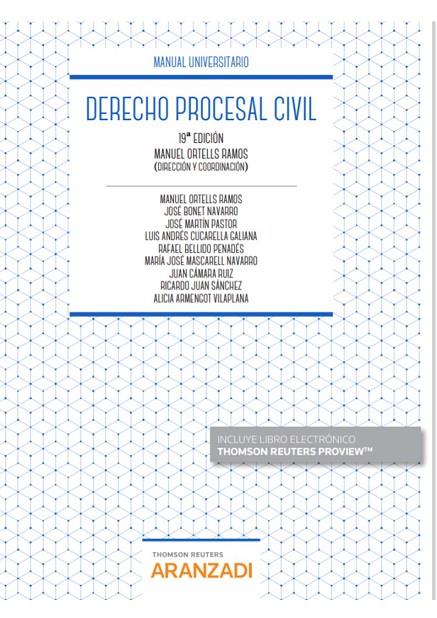 DERECHO PROCESAL CIVIL | 9788413089348 | BELLIDO PENADÉS, RAFAEL