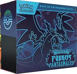 CAJA ENTRENADOR ÉLITE POKEMON MEVAEVOLUCIÓN FUEGOS FANTASMALES | 196214124851