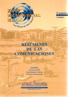 XXVI REUNIÓN BIENAL DE LA RSEF | 9788489728240 | GARCÍA WEIL, LUIS / RODRÍGUEZ SANTANA, ÁNGEL / TRENZADO DIEPA, JOSÉ LUIS