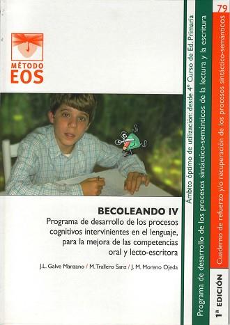 BECOLEANDO IV | 9788497273763 | GALVE MANZANO, J. L.