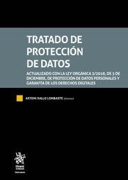 TRATADO DE PROTECCIÓN DE DATOS | 9788413132822 | RALLO LOMBARTE, ARTEMI