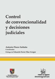 CONTROL DE CONVENCIONALIDAD Y DECISIONES JUDICIALES | 9788490867730 | FLORES SALDAÑA, ANTONIO