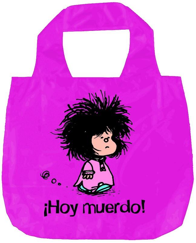 BOLSA PLEGABLE MAFALDA HOY MUERDO | 9788868219178 | QUINO
