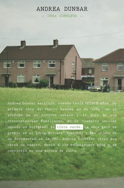 ANDREA DUNBAR | 9788418690136 | DUNBAR, ANDREA