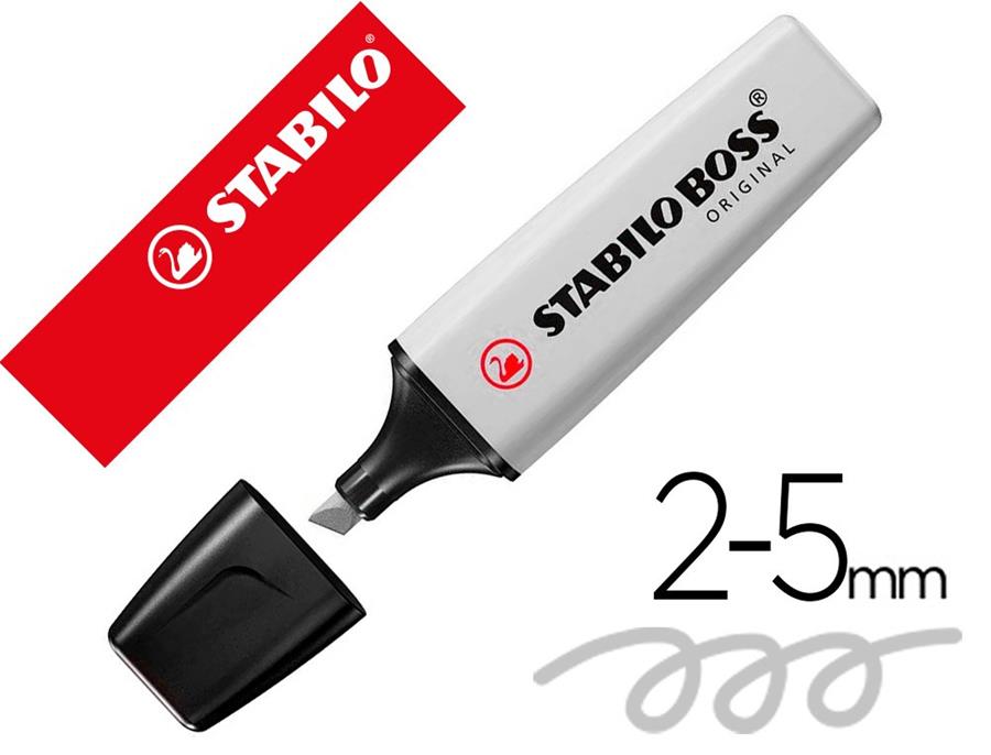 MARCADOR FLURESCENT GRIS STABILO | 4006381566001