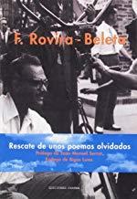 RESCATE DE UNOS POEMAS OLVIDADOS | 9788488944177 | ROVIRA-BELETA, FRANCISCO
