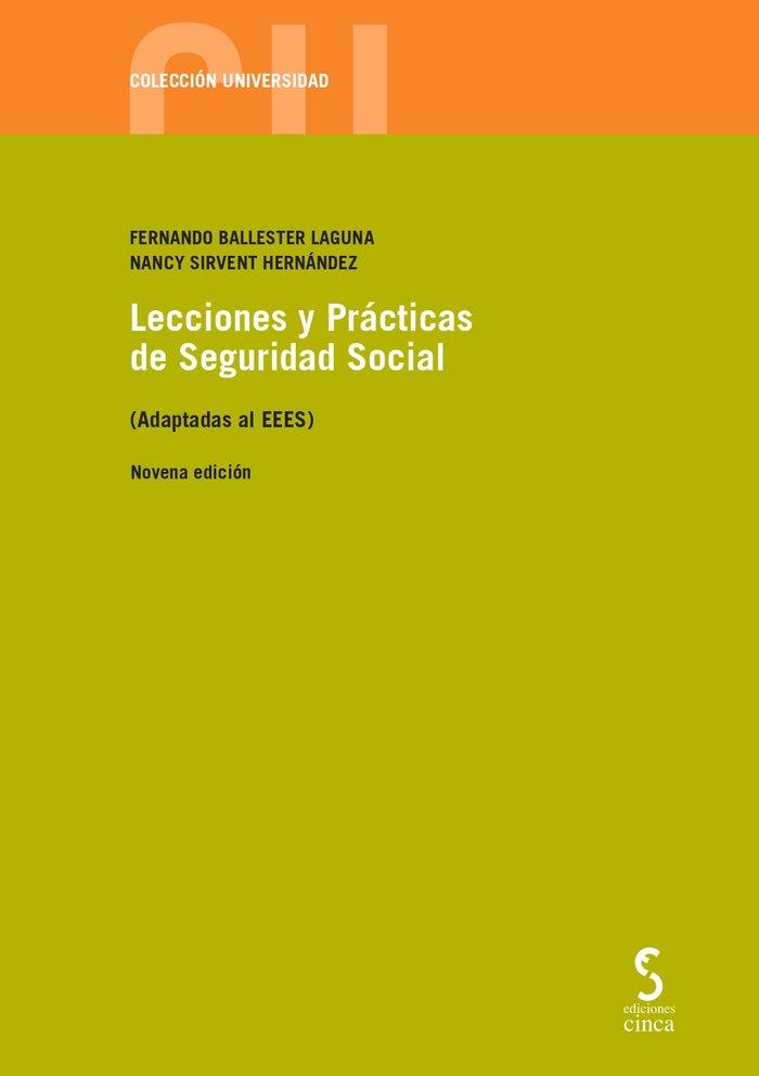 LECCIONES Y PRÁCTICAS DE SEGURIDAD SOCIAL, 9.ª ED. | 9788418433283 | BALLESTER LAGUNA, FERNANDO / SIRVENT HERNÁNDEZ, NANCY