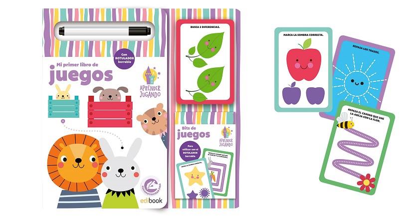 APRENDER JUGANDO LIBRO CARTON BITS JUEGOS | 9788491961451