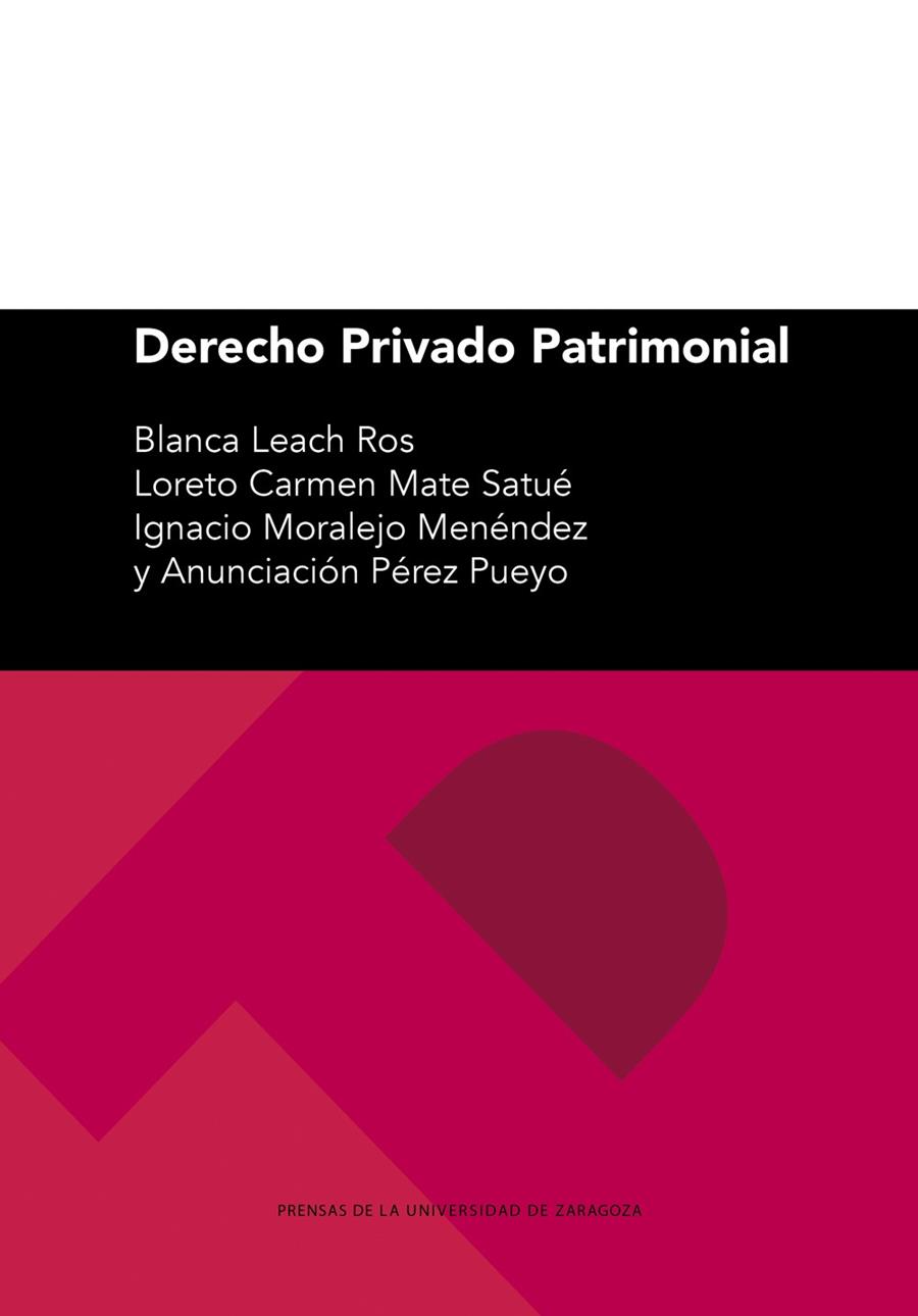 DERECHO PRIVADO PATRIMONIAL | 9791387705794 | LEACH ROS, BLANCA