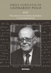 ESTUDIOS DE FILOSOFÍA MODERNA Y CONTEMPORÁNEA | 9788431330699 | POLO BARRENA, LEONARDO