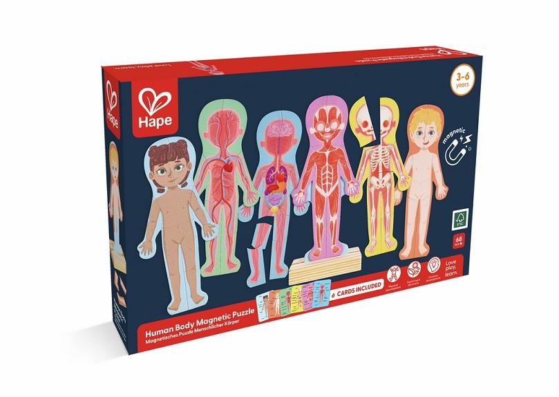 ROMPECABEZAS MAGNETICO CUERPO HUMANO HAPE | 6943478047044