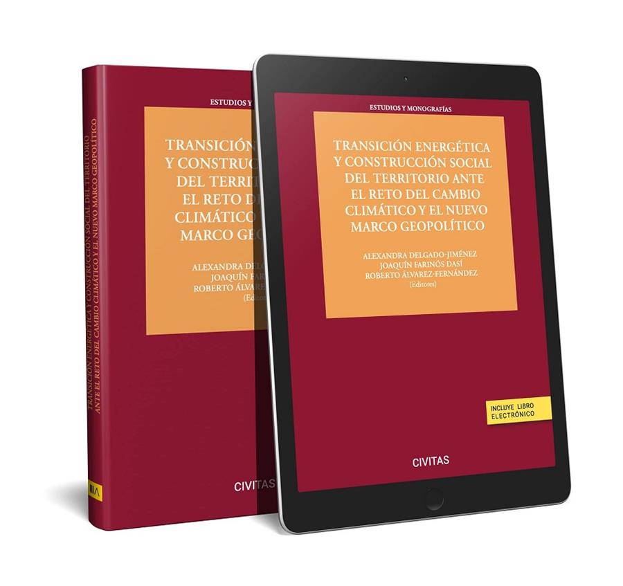 TRANSICIÓN ENERGETICA Y CONSTRUCCIÓN SOCIAL DEL TERRITORIO ANTE EL RETO DEL CAMBIO CLIMÁTICO Y EL NUEVO MARCO GEOPOLÍTICO | 9788411639545 | FARINOS DASI, JOAQUIN