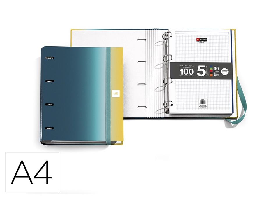 CARPETA 4 ANELLES 35 MM AURORA ICELAND MR | 8422593151044