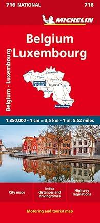 BELGIUM & LUXEMBOURG : MAPA 716 | 9782067259539