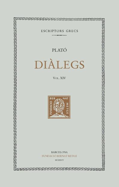 DIALEGS  XIV | 9788472256033 | PLATÓ