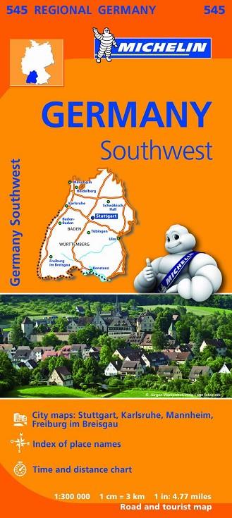 GERMANY SOUTHWEST : MAPA 545 | 9782067183667 | MICHELIN