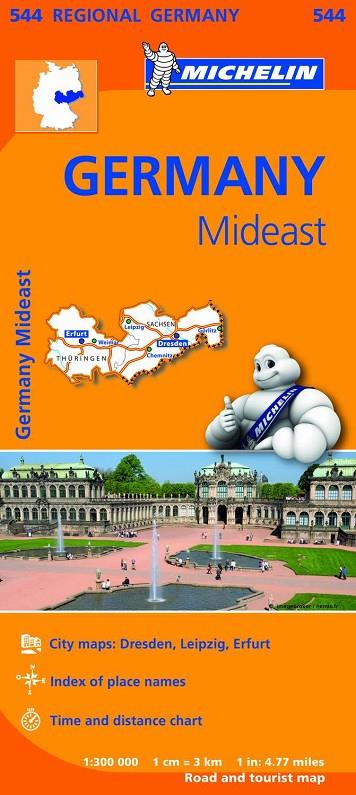 GERMANY MIDEAST : MAPA 544 | 9782067183636 | MICHELIN