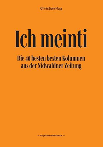 ICH MEINTI IV | 9783749497768 | HUG, CHRISTIAN