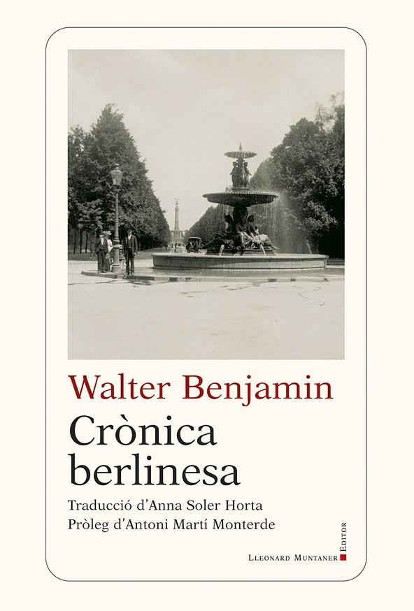 CRÒNICA BERLINESA | 9788410377905 | BENJAMIN, WALTER