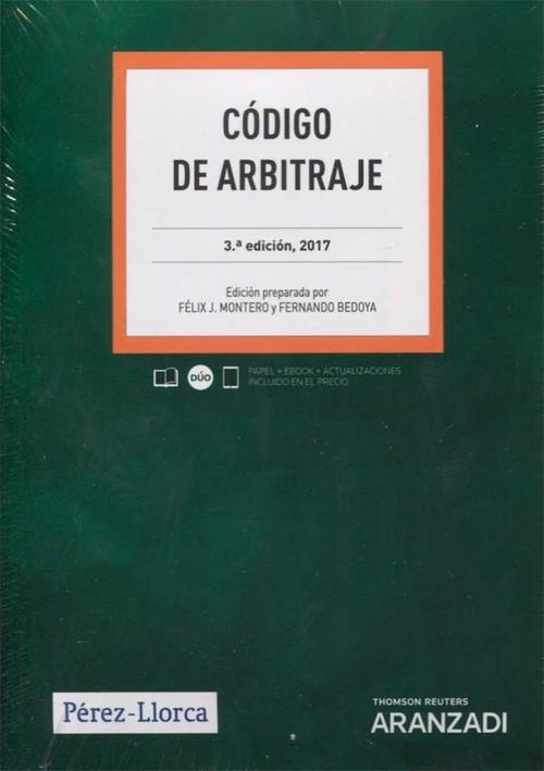 CÓDIGO DE ARBITRAJE [ED. 2017] | 9788491350507
