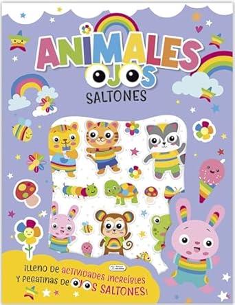 OJOS SALTONES STICKERS BOOK - ANIMALES | 9788411512886