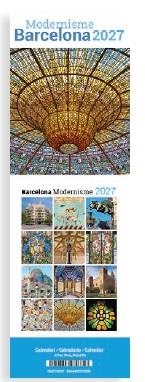 CALENDARI 2027 SOBRETAULA MINI (9X12 CM) MODERNISME | 8424455270856