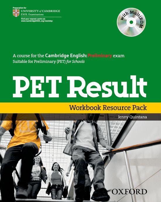 PET RESULT (WORBOOK RESOURCE PACK WITHOUT KEY) | 9780194817219 | QUINTANA, JENNY