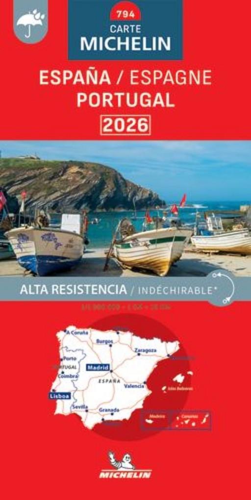 ESPAÑA - PORTUGAL ALTA RESISTENCIA : MAPA 794 | 9782067270381