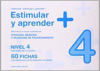 ESTIMULAR Y APRENDER NIVEL 4 NIÑOS 11 A 16 AÑOS ATENCIÓN | 9788498963915 | JARQUE GARCÍA, JESÚS
