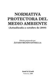 NORMATIVA PROTECTORA DEL MEDIO AMBIENTE | 9788498764291 | MENDO ESTRELLA, ÁLVARO