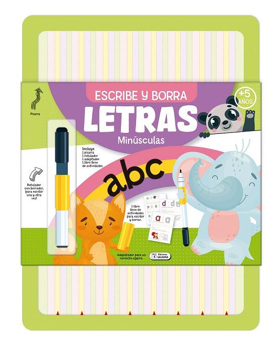 ESCRIBE Y BORRA - MINUSCULAS ABC | 9788411515733