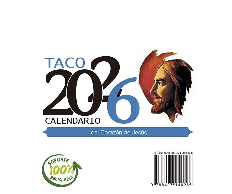 TACO CALENDARIO DEL CORAZÓN DE JESÚS NOTAS CON SOPORTE 2026 | 9788427149830 | GRUPO DE COMUNICACIÓN LOYOLA