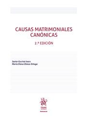 CAUSAS MATRIMONIALES CANÓNICAS 2ª EDICIÓN | 9788411690843 | OLMOS ORTEGA, MARIA ELENA / ESCRIBÁ IVARS, JAVIER